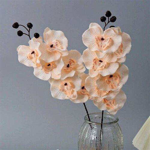 6 Heads Artificial Butterfly Orchid Flower Wedding Floral