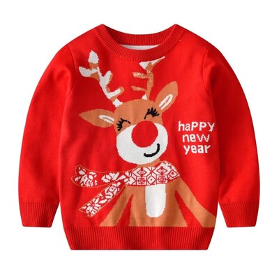 kids Christmas girl clothes Baby boy boys sweater Girls kid