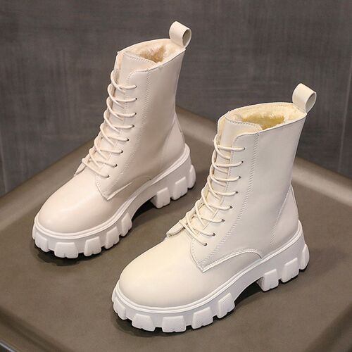 Rimocy Chunky Platform Ankle Boots for Women 2021 Autumn Win