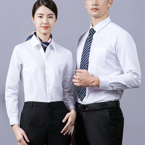 Mens irt Mens Long-sleeved White irt Mens Summer Anti-wri