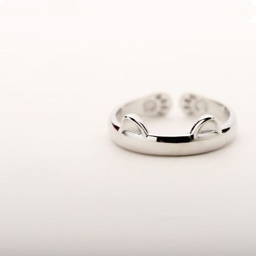 Cute Ring Cat Ear Finger Ring Open Design Fashion Ring Jewel