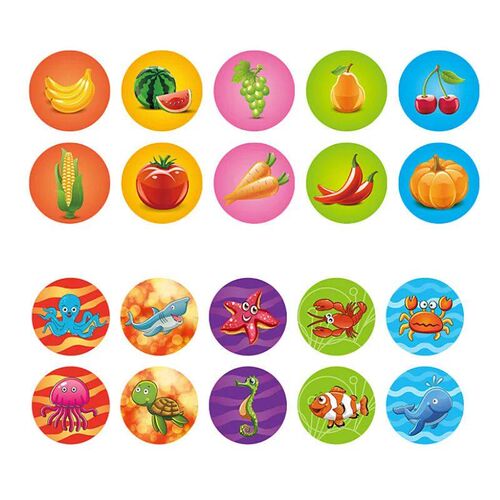 10pcs Stamps for Kids Self-ink Stamps Children Toy Stamps Ca