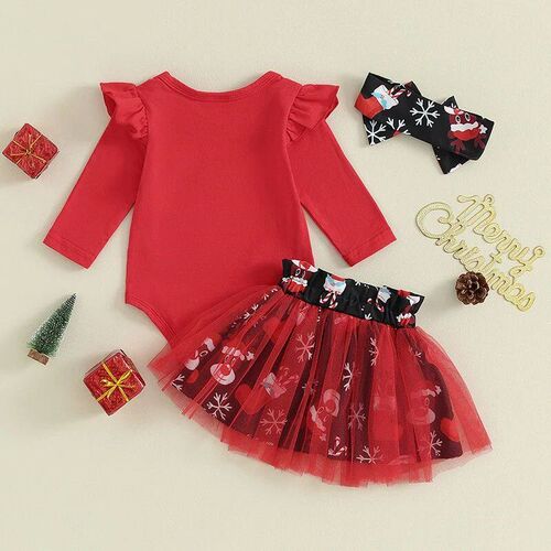 2023-08-16 Lioraitiin 0-24M Newborn Baby Girl Christmas Outf
