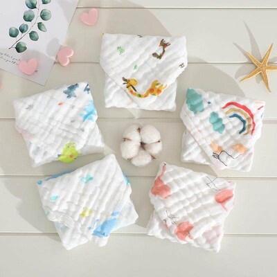 Factory wholesale 30*30 square towel childrens small towel