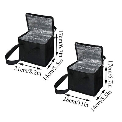 Portable Lunch Cooler Bag Folding Insulation Picnic Ice Pack