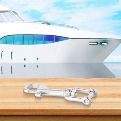 Boating Diving Size1 Length 10cm 3.9inch Heavy Duty Shackle