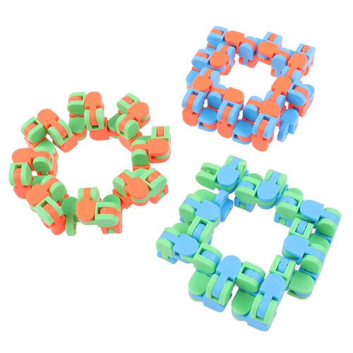 1Pcs Chain Wacky Tracks Snap Click Fidget Toys Anti Stress K