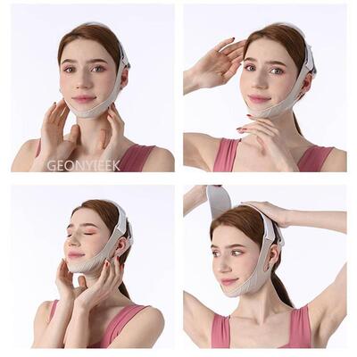 Women Chin Cheek Silicone Face Slimming Bandage Lift Up