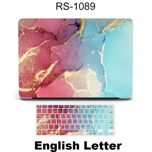 New Case for Macbook Air 13.6 M2 2023 Pro 14 16 2023 with Ke