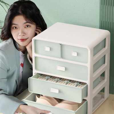 Sock storage box underwear storage compartment drawer type