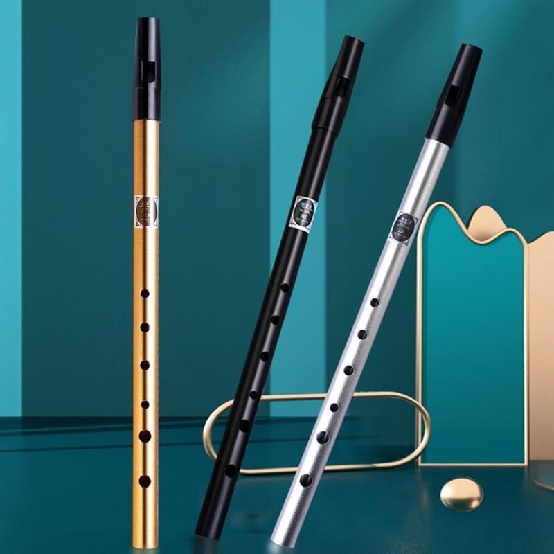 6 Hole Flute C/D Key Irish Whistle Ireland Tin Penny Whistle