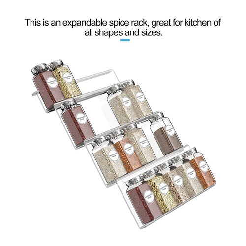 Spice Drawer Organizer Acrylic Spice Rack 4 Tier Spices Orga