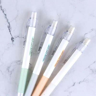 4PCS/set Mechanical Pencils Pens Pencil Stationary School Su