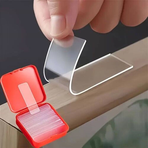 60 pieces of double-sided Scotch tape, removable adhesive fo