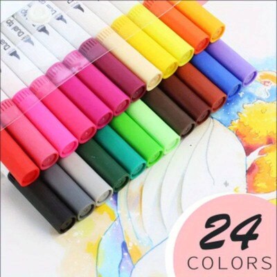 12-120 Colors Dual Art Marker Sketching Manga Markers Drawin
