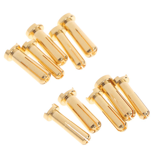 5pcs 4/5mm Bullet Banana Plug Connector Male Female for RC B