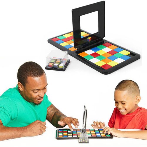 Color Battle Square Race Game Parent-Child Square Desktop Ki