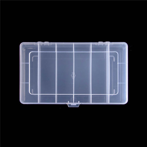 6 Grid Rectangular Storage Box PP Plastic Transparent Box Lu