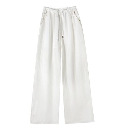 Tensi Line Wide Leg Pants For Women 2025 Thin High Waist Sli