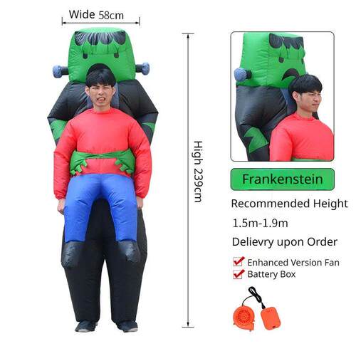 Alien Inflatable Monster Funny Suit Scary Cosplay Costume fo