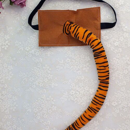 Tiger Ear Headband Halloween Headgear Cute Cartoon 3Piece Se