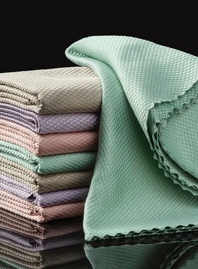 10pcs Microfiber Glass Cleaning Cloth Rag Lint-Free For Wind