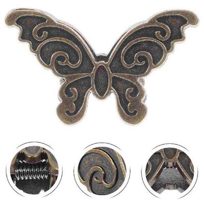 4 Pcs Butterfly Clip Journal Binder Clips Office Metal
