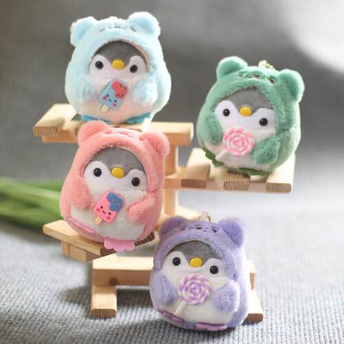 Penguin Plushie Cute Keychain Penguin Soft Toy Keyring Cute
