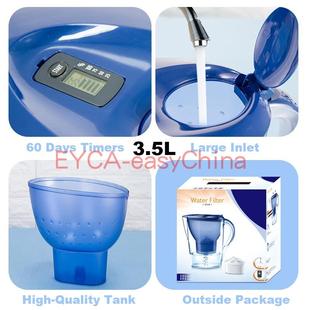 Water Pitcher With Filter Household Water Purifier 6 Filters