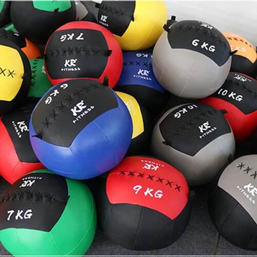 Random Color 35cm Empty Snatch Wall Balls Medicine Ball Heav