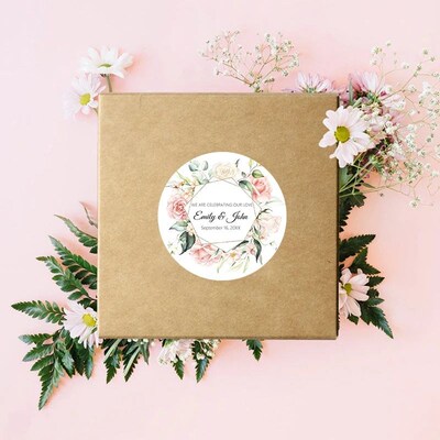 Celebrations Labels Personalized Wedding ers Customized Name