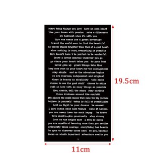 Talk Diary 406PCS Small Stickers DIY Collection Vintage Text