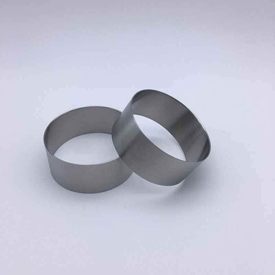 small white rice cake mold stainless steel round mousse cir