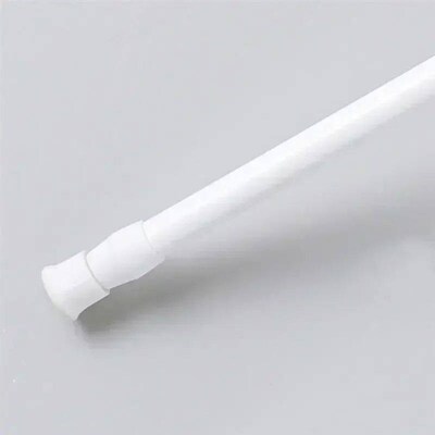 30-110cm Metal Curtain Rod Spring Loaded Extendable Telescop