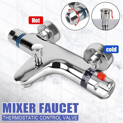 Bathroom Mixing Valve Hot And Cold Mixer Thermostatic Tap Th