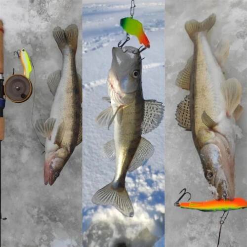 1/4PC Fishing Lure VIB Spoon Spinner 16g 23g 30g Winter Arti