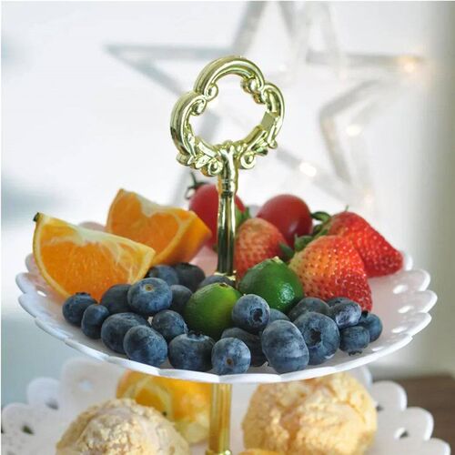 3 Layer Cake Tray Stand Layer Fruits Tray Cupcake Display Ho