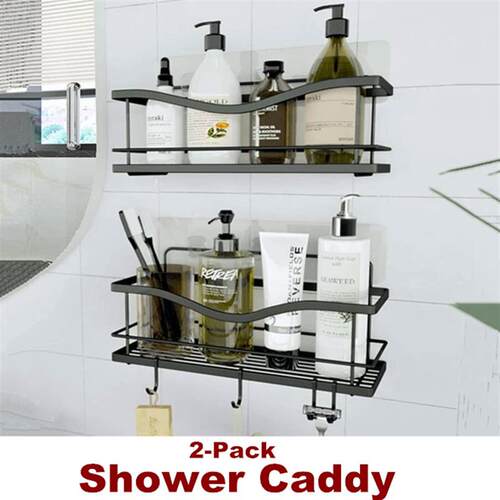 Shower Caddy Self Adhesive Shower Organizer Rack Bathroom