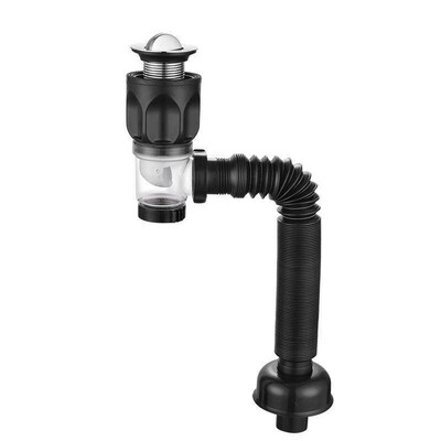 Water Sink Drain Tube Leak-Proof Sink Drain Pipe Anti-Odor