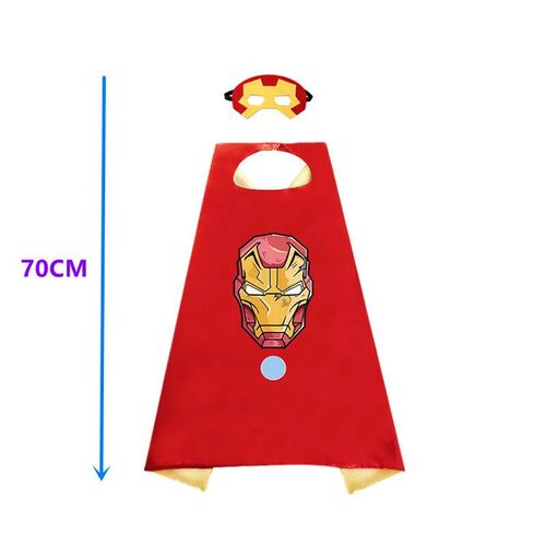 Superhero Cape Captain America Shield Costume Children Hallo