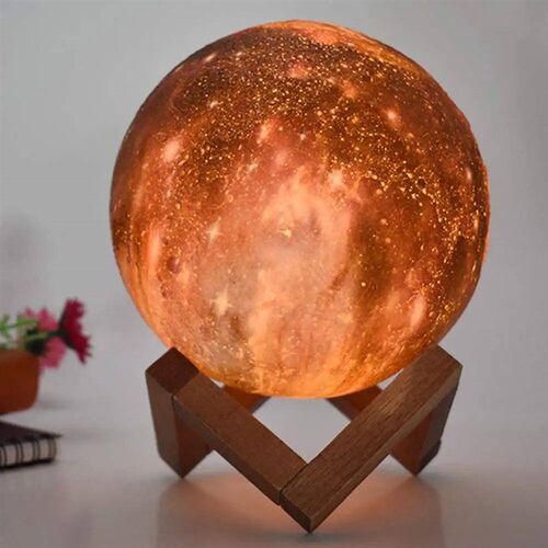 ZK20 3D Printing Moon Lamp Galaxy Moon Light Kids Night Ligh
