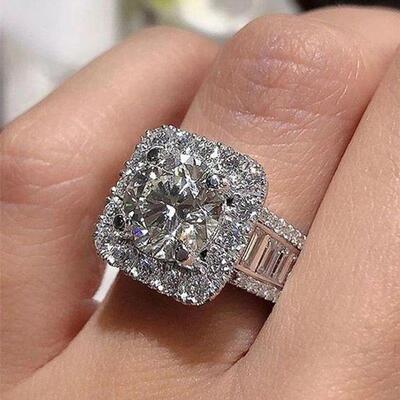 Huitan Newly-designed Engagement Rings for Women High-qualit