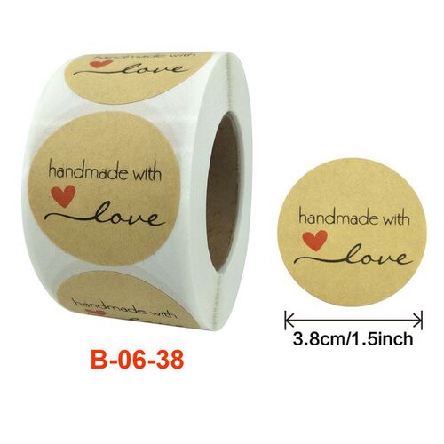 Baking DIY Thank You Stickers Gift Decor Seal Label 15 Inch