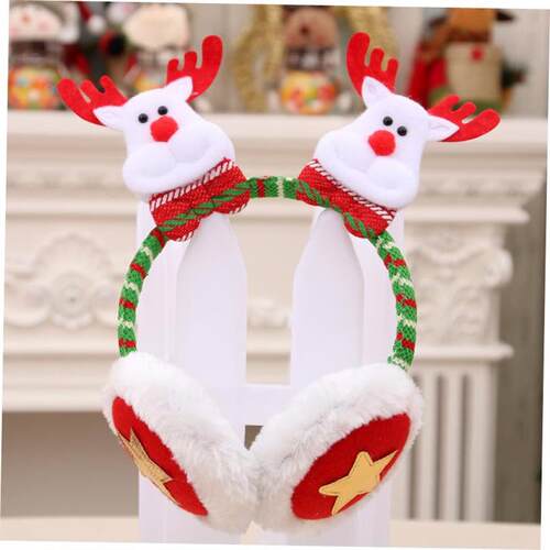 christmas decoration Antler headband earbuds hair clip 发夹