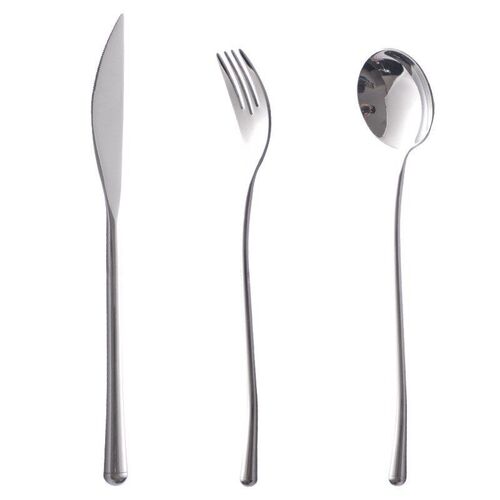 Bright silver 304 Western tableware fruit fork tea spoon