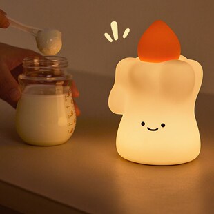 Candle Night Lamp 蜡烛伴睡夜灯 拍打感应 亮度调节 治愈暖光