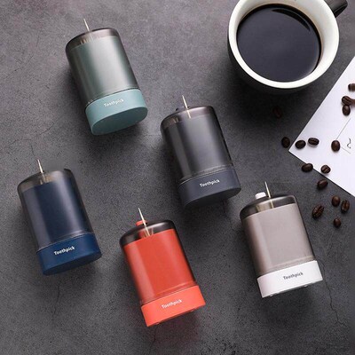 Automatic Pop-Up Toothpick Container Portable Kitchen