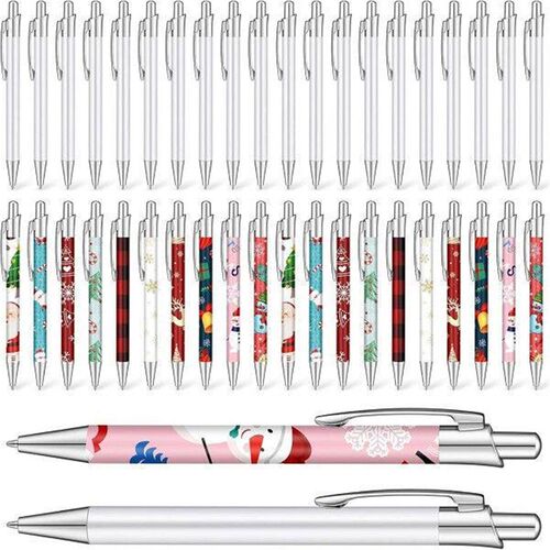 AD29-20Pcs Sublimation Pen Blank Heat Transfer Pens