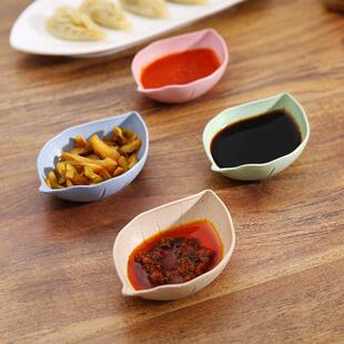 Mini Seasoning Dishes Creative Household Wheat Straw Small B