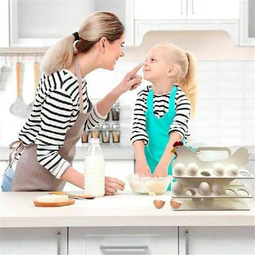 Multi Grid Egg Storage Box Detachable Egg Storage Holder
